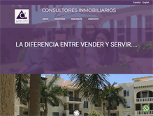 Tablet Screenshot of consultores-inmobiliarios.com